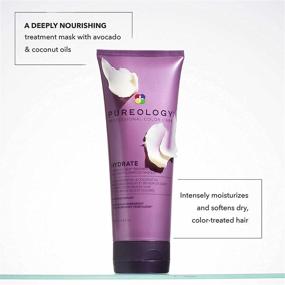 img 3 attached to 🌱 Pureology Hydrate Superfood Treatment Hair Mask: Ultimate Nourishing Solution for Dry, Color-Treated Hair | Silicone-Free & Vegan-friendly