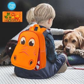 img 3 attached to 🦖 Adorable and Functional Dinosaur Backpacks for Toddler Girls