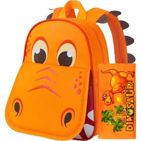 img 4 attached to 🦖 Adorable and Functional Dinosaur Backpacks for Toddler Girls