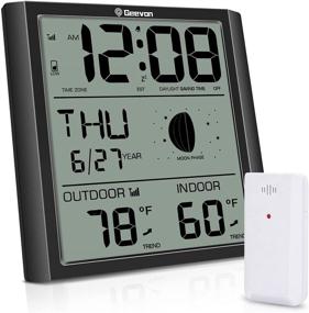 img 4 attached to Geevon Auto Set Temperature Calendar Wireless