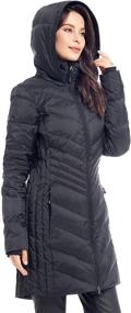 img 2 attached to Womens Hooded Quilted Lightweight Standard Women's Clothing in Coats, Jackets & Vests