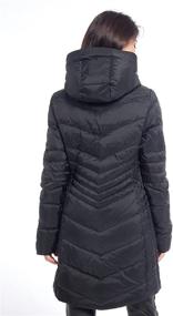 img 1 attached to Womens Hooded Quilted Lightweight Standard Women's Clothing in Coats, Jackets & Vests