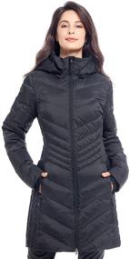 img 4 attached to Womens Hooded Quilted Lightweight Standard Women's Clothing in Coats, Jackets & Vests