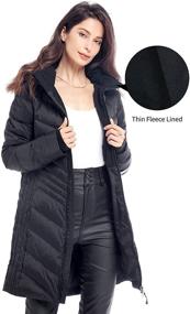 img 3 attached to Womens Hooded Quilted Lightweight Standard Women's Clothing in Coats, Jackets & Vests