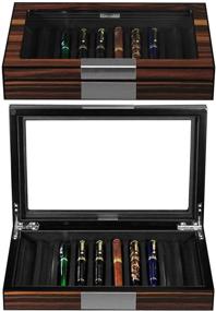 img 3 attached to Lifomenz Co Wood Pen Display Box - Organize and Showcase Your Pen Collection with Style