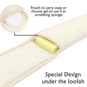 img 1 attached to Exfoliating Loofah Scrubber Scratcher Massage