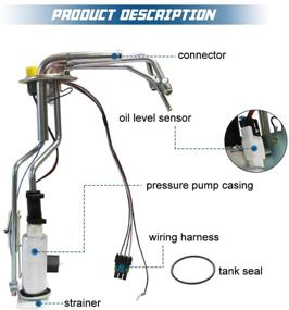 img 2 attached to 🔧 High-Performance Fuel Pump Module Assembly E3621S - Perfect fit for 1988-1995 GMC C1500 C2500 C3500 K1500 K2500 K3500 and AP3621S