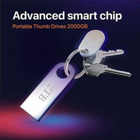 img 1 attached to 💿 Серебрянная USB-флешка - накопитель на 2 ТБ для хранения и пакет флешек