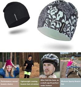 img 1 attached to 🧢 EMPIRELION 9" Multifunctional Lightweight Beanies Hats: Versatile Skull Cap Helmet Liner for Men and Women - 2 Pack