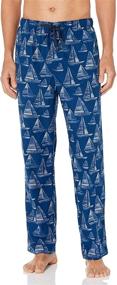 img 2 attached to 👖 Nautical Fleece Sleep Pants for Men - Large Size Clothing, Ideal for Sleep & Lounge