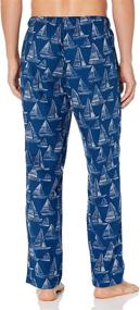 img 1 attached to 👖 Nautical Fleece Sleep Pants for Men - Large Size Clothing, Ideal for Sleep & Lounge