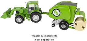 img 1 attached to 🚜 Enhance Playtime on the Farm with Big Country Toys Round Baler: 1:20 Scale Toy Hay Baler - Collectible, Durable, and Realistic Farm Toys