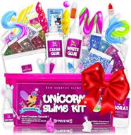 all-in-one unicorn slime making supplies: the ultimate kit logo