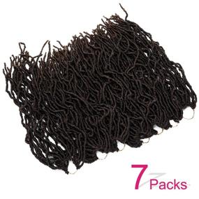 img 3 attached to FUT_Forever Crochet Synthetic Extensions 7Pcs T30