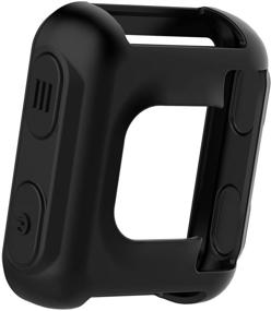 img 2 attached to 🌈 FitTurn Silicone Band Cover Case Compatible with Garmin Forerunner 35 & Approach S20 - Slim Designer Sleeve Protector Case/Cover Sleeve/Cover for Forerunner 35 & Approach S20 in Colorful Options