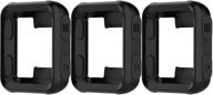 silicone band cover case fitturn, совместимый с garmin forerunner 35 & approach s20 - тонкий чехол-протектор от дизайнера / чехол для forerunner 35 & approach s20 в разноцветных вариантах. логотип