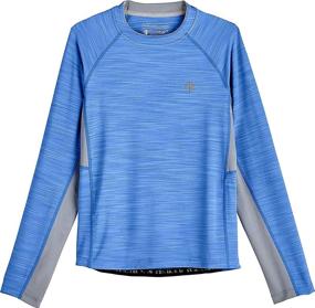 img 1 attached to 👕 Coolibar Boys' Ultimate Rash Guard Kids' Clothing