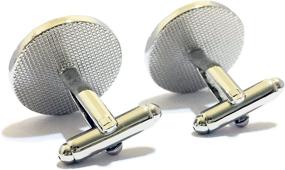 img 1 attached to BadmenHome Silver Soccer Ball Cufflinks
