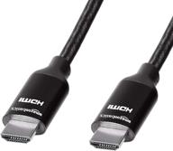 🔌 amazon basics 4k hdmi кабель - высокоскоростной 10.2 гбит/с, длиной 3 фута, плетеный шнур (черный) логотип