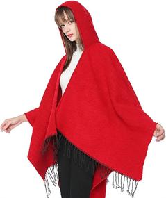 img 2 attached to Reversible Cardigan Oversized Vintage Blanket Women's Accessories