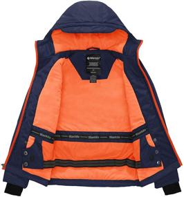 img 2 attached to 🧥 Wantdo Boy's Snowboarding Jacket - Waterproof & Windproof Ski Coat with Hood, Ideal Winter Outdoor Outwear