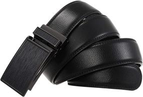 img 1 attached to Ratchet Kitoulea Genuine Automatic Adjustable Men's Accessories for Belts