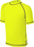 👕 yellow uzzi boys' clothing sleeve rashguard t-shirt - swimwear department логотип