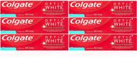 colgate optic white teeth whitening toothpaste - travel size (1.3 oz), pack of 6: stain fighter, fresh mint gel for brighter smiles logo