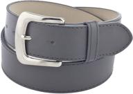 👔 faux leather belt with removable buckle: trendy men's accessories and belts logo