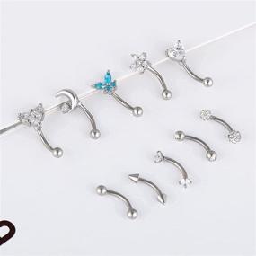 img 2 attached to EVISPOL Surgical Cartilage Earrings Jewelry 6MM Silver