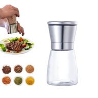 🧂 gtnine stainless steel salt and pepper grinders: adjustable coarseness for sea salt, pepper, and spices mill - get the perfect seasoning! logo