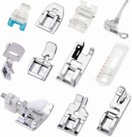 🧵 11-piece low shank snap-on sewing machine presser feet set for singer, brother, janome, babylock, kenmore, euro-pro, white, juki, new home sewing machines by yeqin logo