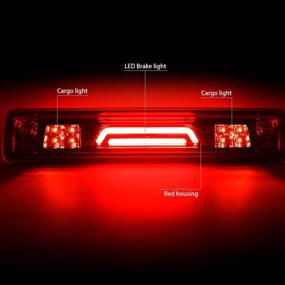 img 1 attached to DNA Motoring 3BL-COLO15-3D-LED-RD Red Lens 3D LED 3Rd Tail Brake Light [For 15-18 Chevy Colorado/GMC Canyon]