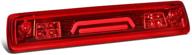 dna motoring 3bl-colo15-3d-led-rd red lens 3d led 3rd tail brake light [for 15-18 chevy colorado/gmc canyon] logo