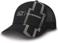 chevy silverado black twill mesh logo
