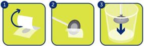 img 2 attached to 🕯️ Клей для свечных наклеек Glue Dots двусторонних наклеек Wick для изготовления свечей - прозрачный, ⅝’’ - 120 шт. набор, прозрачный клей для надежной фиксации фитиля.