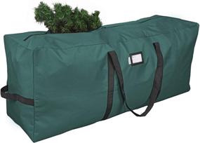 img 4 attached to 🎄 Primode Christmas Tree Storage Bag - 7.5 Ft. Holiday Tree Organizer, Durable 600D Oxford Material, Heavy Duty Xmas Storage Box (Green)