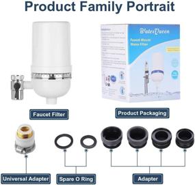 img 1 attached to 💧 Enhanced Water Quality with WaterQueen's Advanced Standard Faucet Filtration System