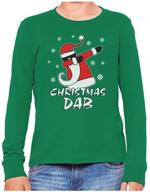 🎅 dabbing christmas sleeve t shirt - boys' clothing logo