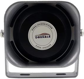 img 2 attached to 🚔 DORRALE 100W Car Police Siren DS7300 - Wireless Amplifier with Black Meter Ultra Slim Flat Speaker, DC12V, Multi-Tones, Two Lights Control - Emergency Electronic PA System for Police Vehicle