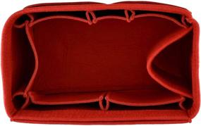 img 2 attached to Fuchsia Handbag Organizer Insert for Women's Accessories - Enhance Your Handbag's Organization