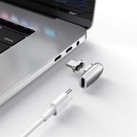 🔌 магнитный адаптер usb c от iskey: 9 контактов, быстрая зарядка usb pd 100 вт, передача данных 480 мб/с - совместим с macbook pro/air, ipad pro 2019 и другими устройствами usb type c логотип