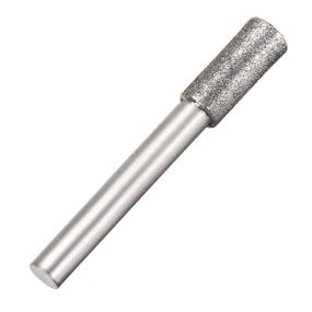 img 2 attached to 💎 Premium 1/4-Inch Diamond Burrs for Carving – 10 Pcs Set with 8mm Cylindrical Shape and 120 Grit