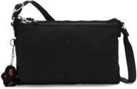 👜 stylish kipling mikaela crossbody: chic black tonal women's handbags & wallets logo