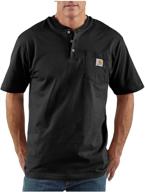 carhartt workwear pocket henley 4x large: high-quality men's clothing and shirts logo