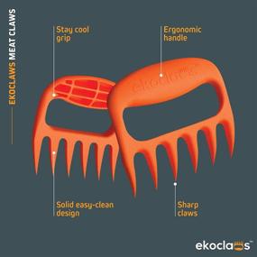 img 1 attached to 🐻 Jolly Green Products Ekoclaws: Professional Bear Claws for Shredding Meat, BBQ Accessories