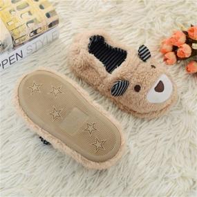 img 1 attached to 🐶 TSAITINTIN Toddler Boys Doggy Slippers: Comfortable Shoes for Little Feet