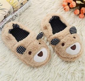 img 2 attached to 🐶 TSAITINTIN Toddler Boys Doggy Slippers: Comfortable Shoes for Little Feet