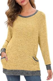 img 2 attached to LILBETTER Womens Casual Blouses Sweatshirts Outdoor Recreation