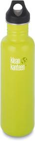 img 2 attached to 🍋 Stay Refreshed with the Klean Kanteen Lime Pop Classic Water Bottle - 27-Ounce